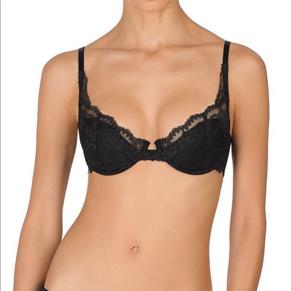 Natori Devotion NWT 36A lace underwire demi bra